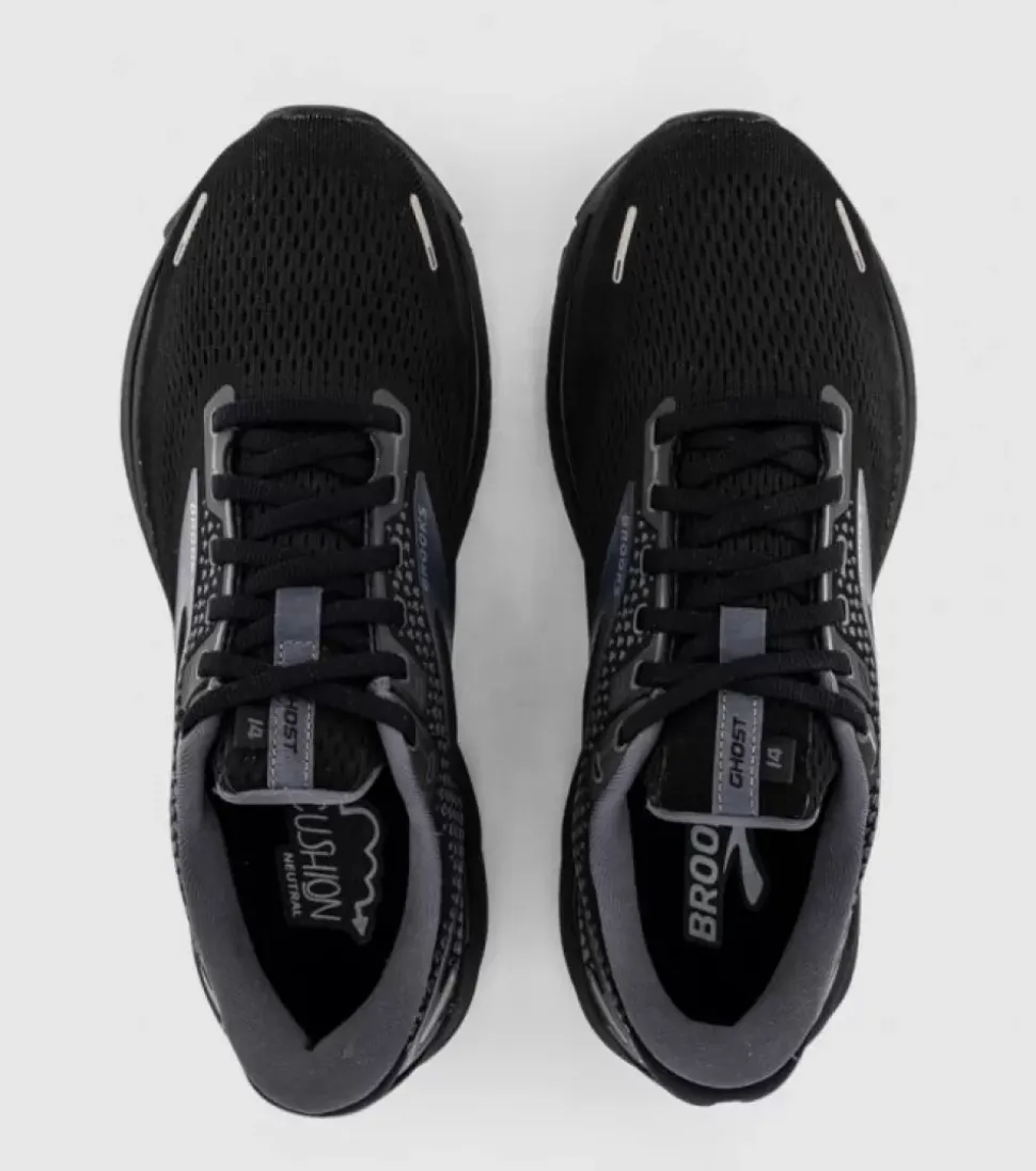 Cheap Ghost 14 Mens Black Black Ebony Men Run