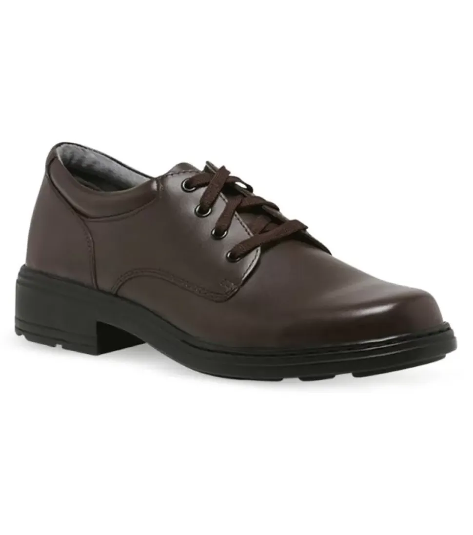 Store Infinity Junior (Narrow) Brown Kids Wide Fittings