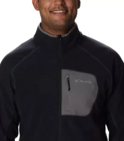 Best Sale Outdoor Tracks Full Zip Fleece Jacket Mens Men Tees