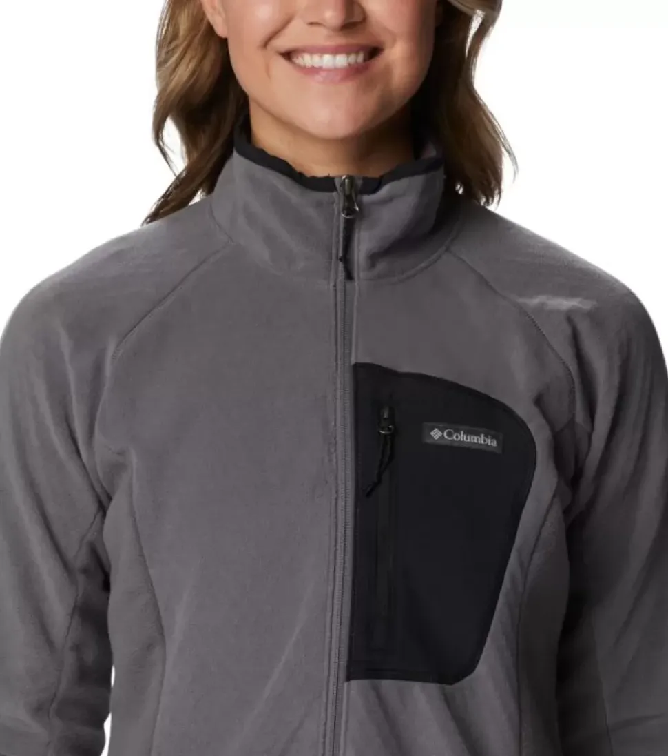Clearance Outdoor Tracks Full Zip Fleece Jacket Womens Women Tees