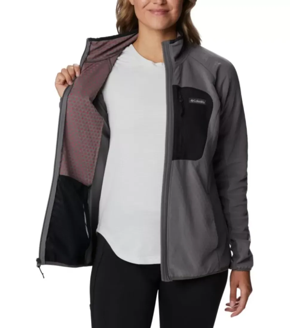 Clearance Outdoor Tracks Full Zip Fleece Jacket Womens Women Tees