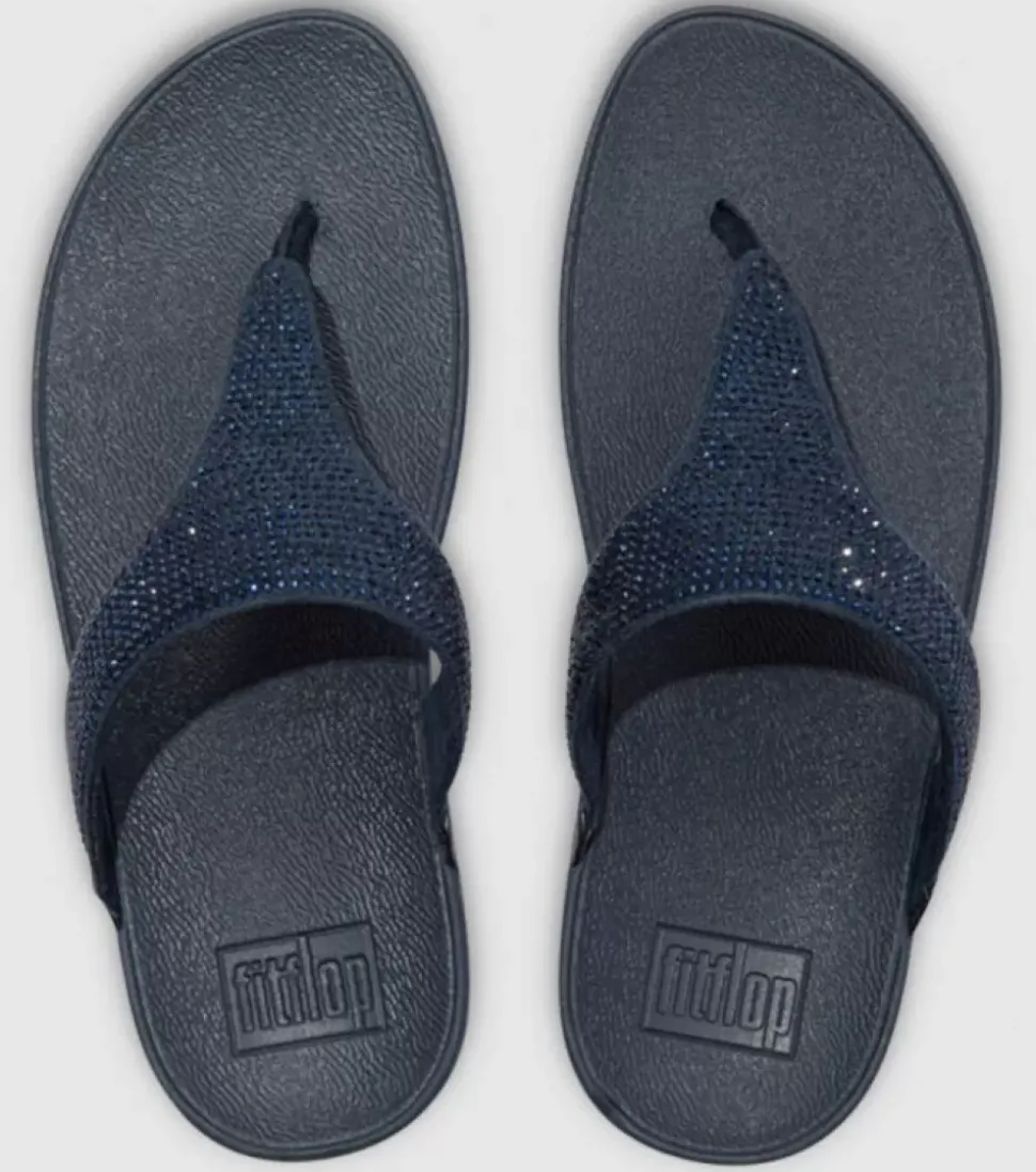 Sale Lulu Crystal Embellished Toe Post Womens Women Sandals & Thongs