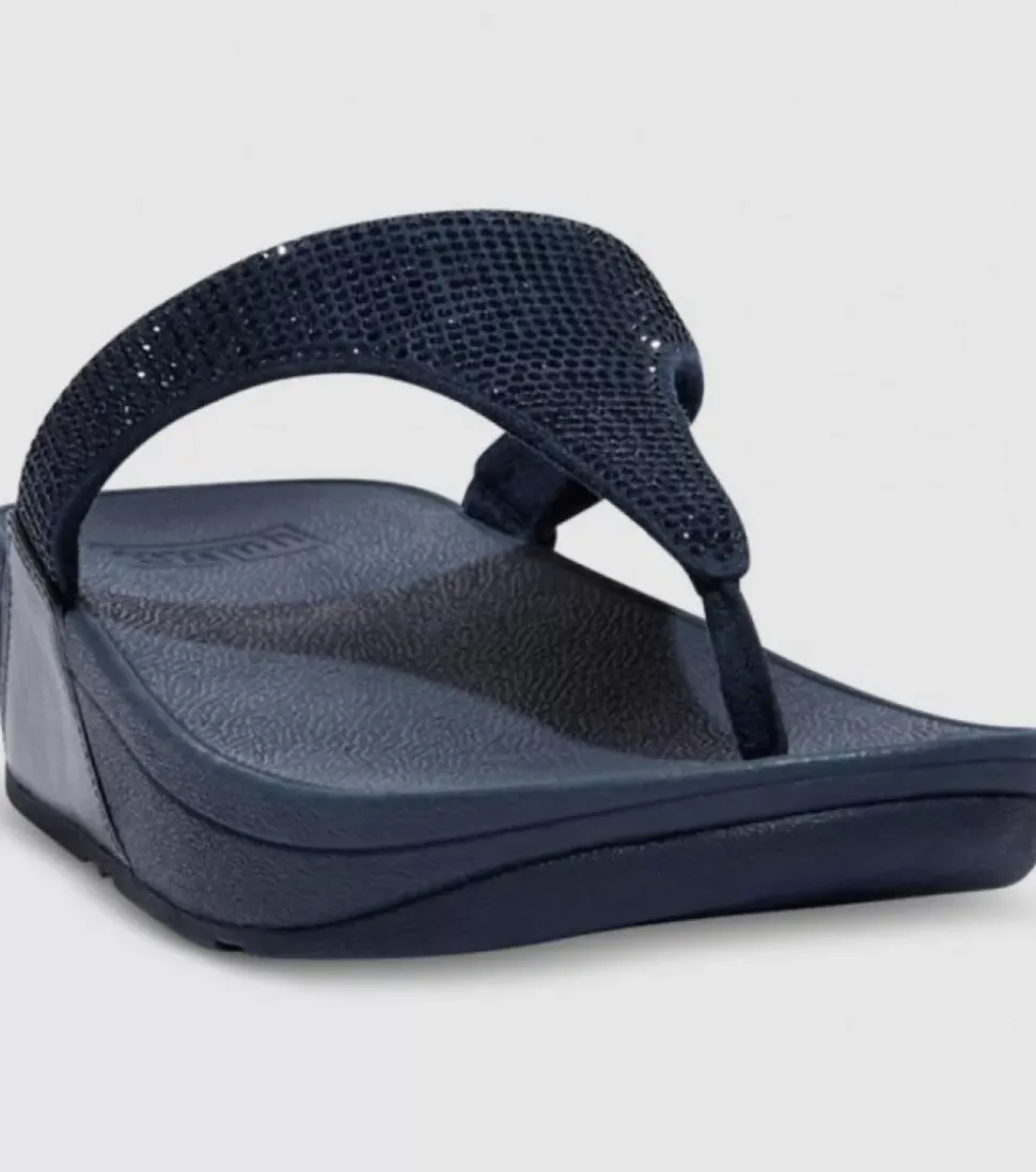 Sale Lulu Crystal Embellished Toe Post Womens Women Sandals & Thongs