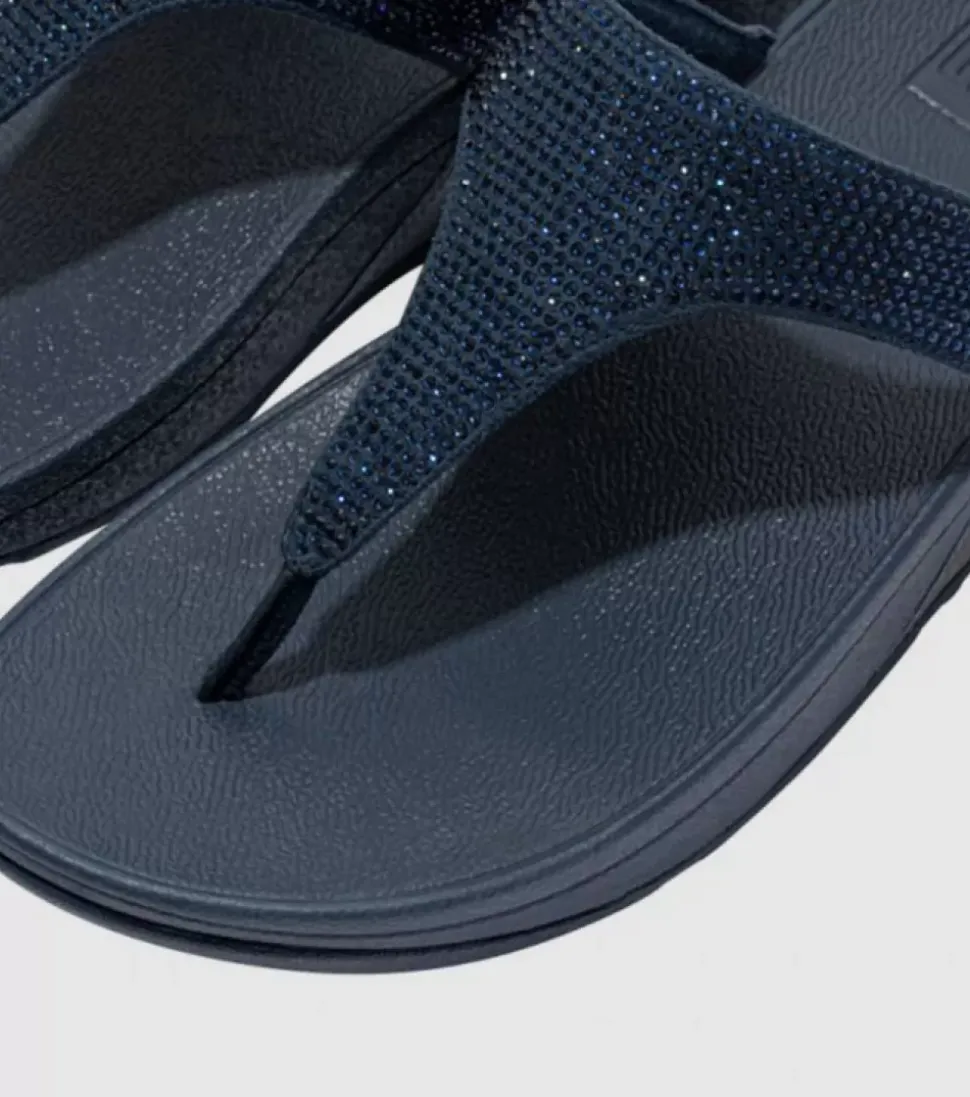 Sale Lulu Crystal Embellished Toe Post Womens Women Sandals & Thongs