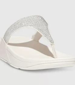 Discount Lulu Crystal Embellished Toe Post Womens Women Sandals & Thongs