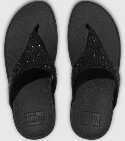 Cheap Lulu Crystal Embellished Toe Post Womens Women Sandals & Thongs