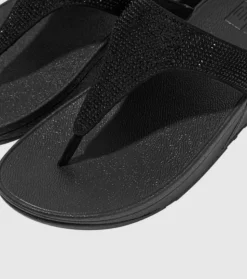 Cheap Lulu Crystal Embellished Toe Post Womens Women Sandals & Thongs