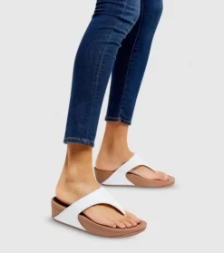 Cheap Lulu Leather Toepost Womens Women Sandals & Thongs