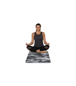 Shop Premium Support 6Mm Yoga Mat Dark Marble Women Yoga Mats