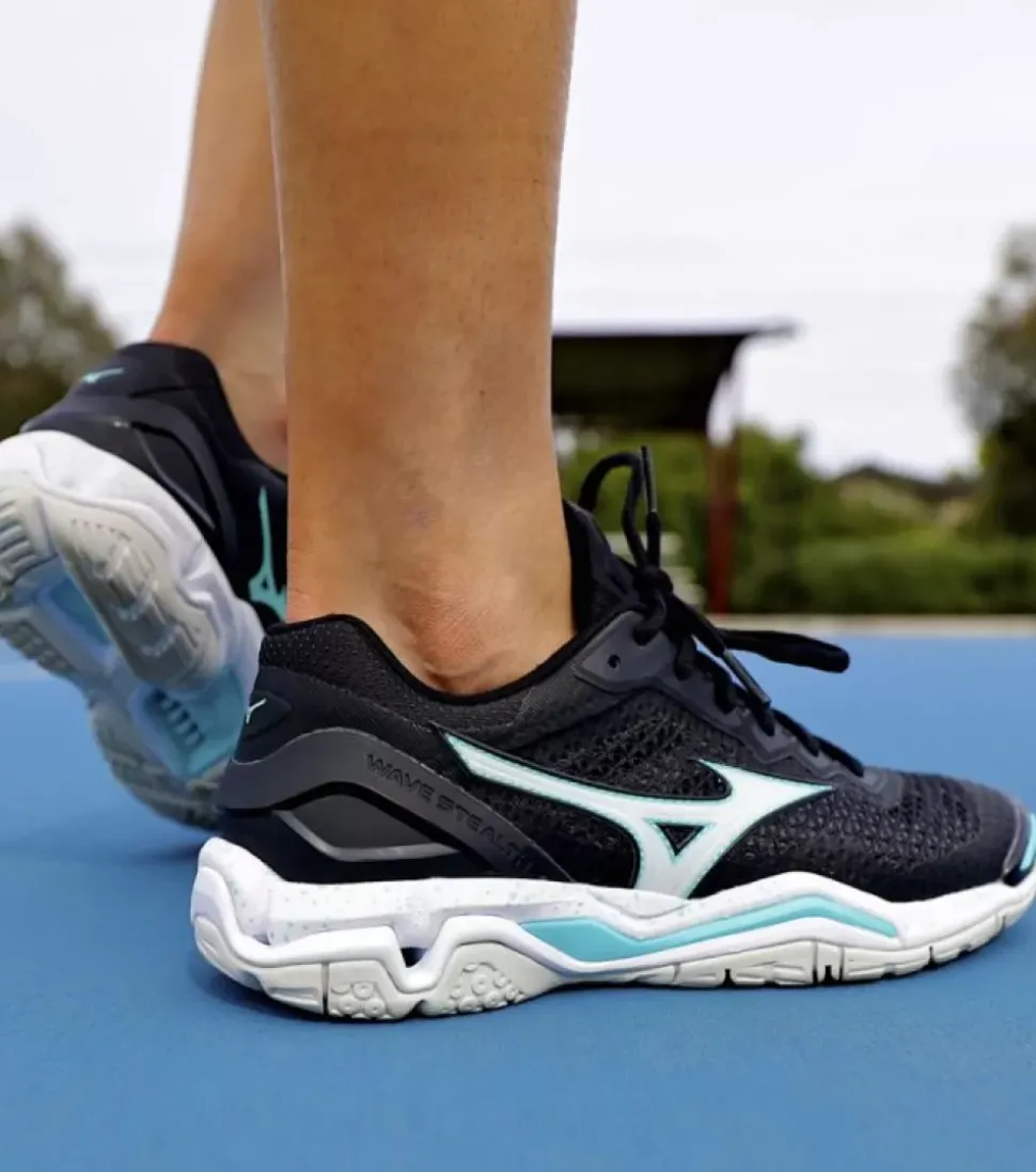 Store Wave Stealth V Netball (D Wide) Womens Netball Shoes Women Netball