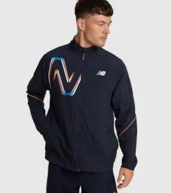 Online Graphic Impact Run Jacket Mens Men Outerwear