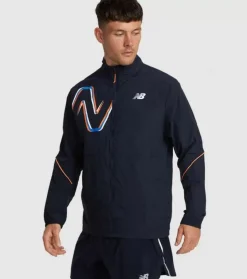 Online Graphic Impact Run Jacket Mens Men Outerwear