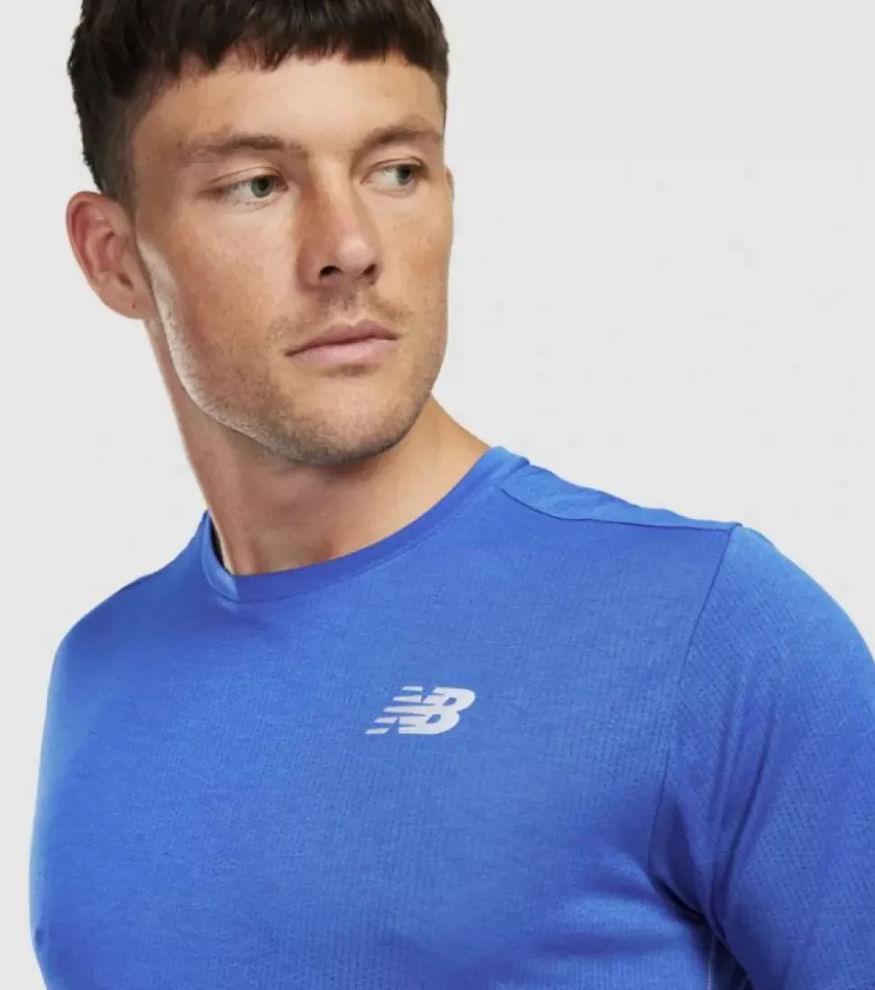 New Impact Run Ss Tee Mens Men Tees