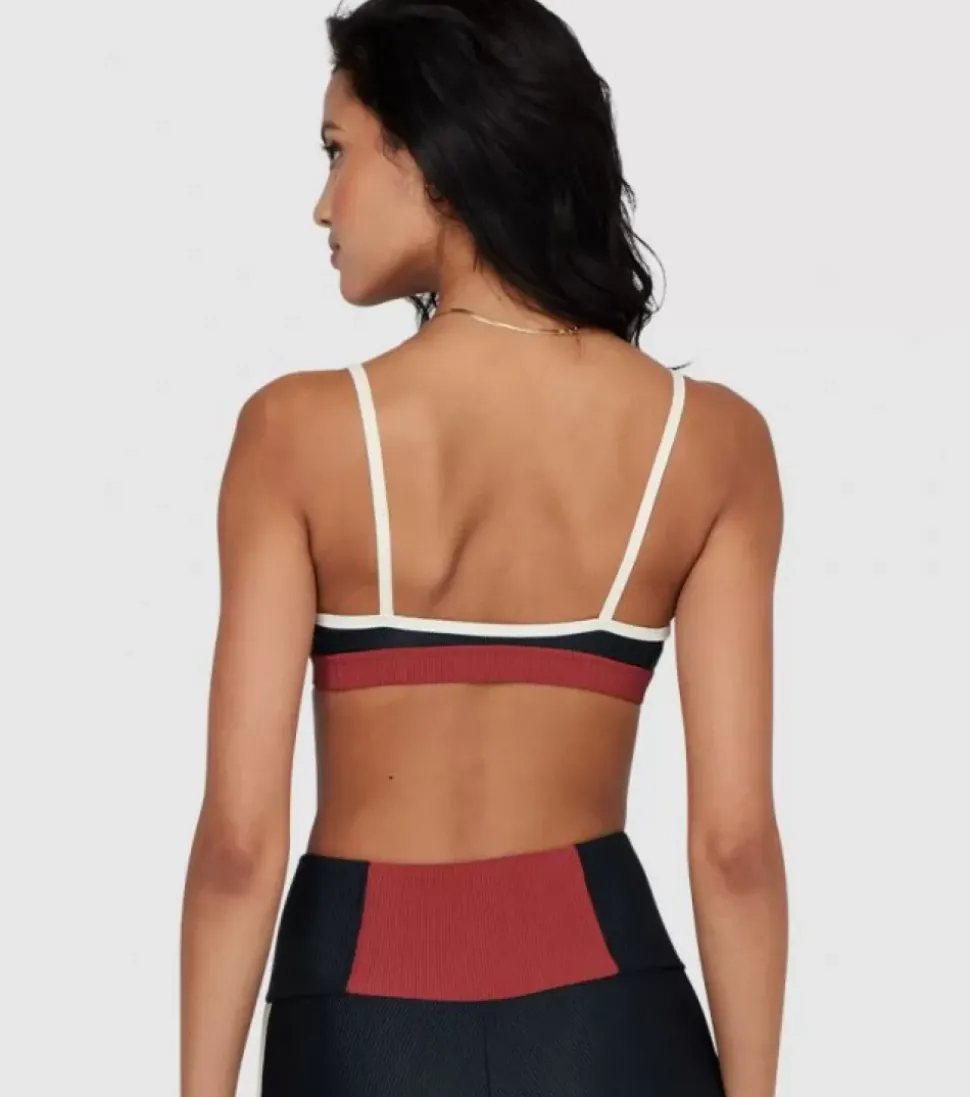 Outlet Color Block Bra Womens Women Sports Bras