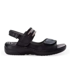 Discount Greta Womens Black Women Sandals & Thongs