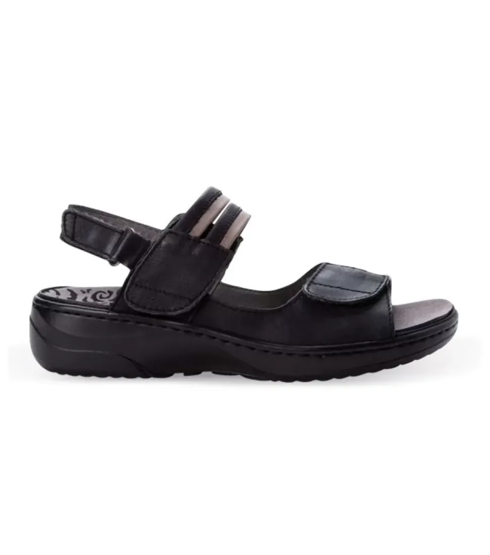 Discount Greta Womens Black Women Sandals & Thongs