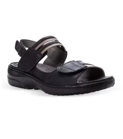 Discount Greta Womens Black Women Sandals & Thongs