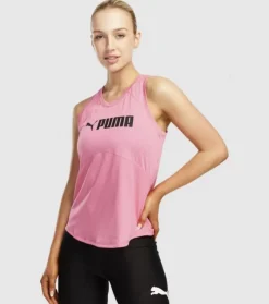 Hot Fit Logo Tank Womens Women Singlets