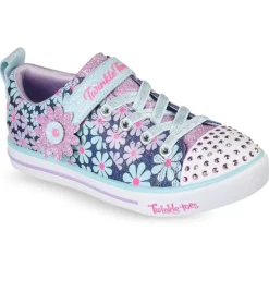 Clearance Sparkle Lite Super Blooms (Ps) Kids Denim Multi Kids Sandals & Walk