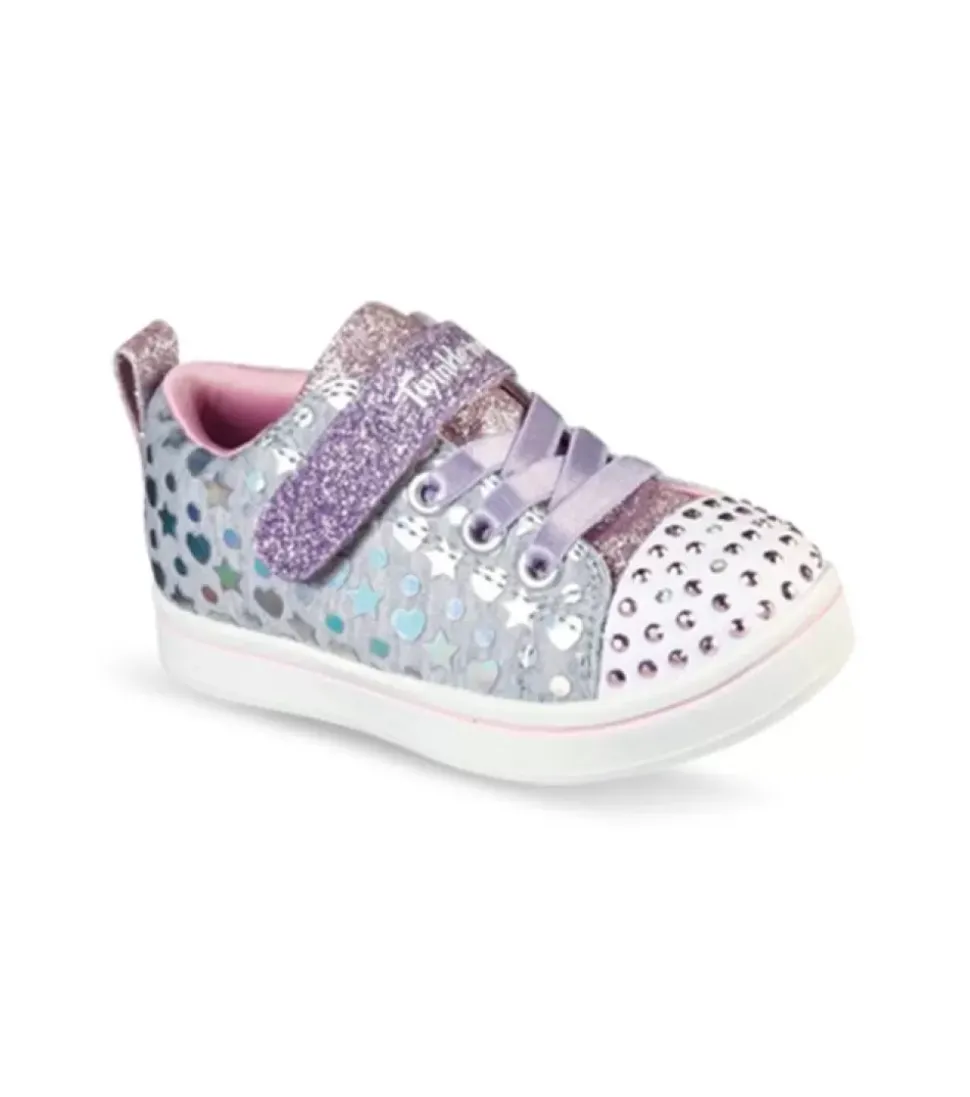 New Sparkle Rayz Heather & Shine (Ps) Kids Grey Multi Kids Sandals & Walk