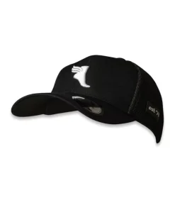 Best The Athletes Foot Peak Trucker Cap Black White Women Hats