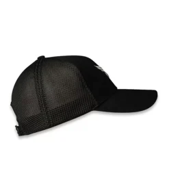 Best The Athletes Foot Peak Trucker Cap Black White Women Hats