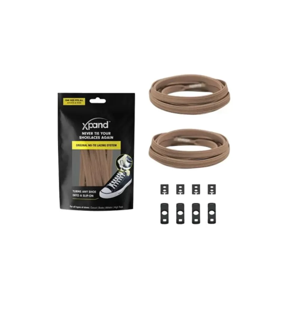 Cheap Xpand Original No-Tie Laces Brown Women Laces